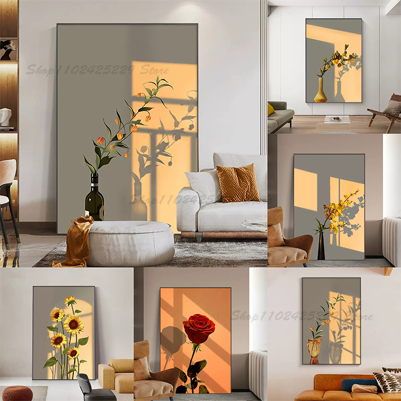 Korean Arts And Lifestyle - Sunset Light Leaves Flowers Korean Ins