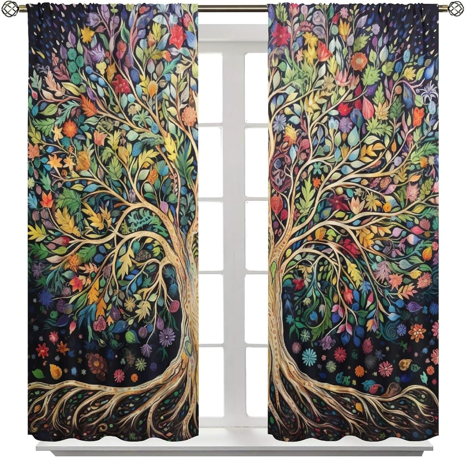 Tree of Life Curtains, Fantasy - Korean Arts And Lifestyle recension och pris