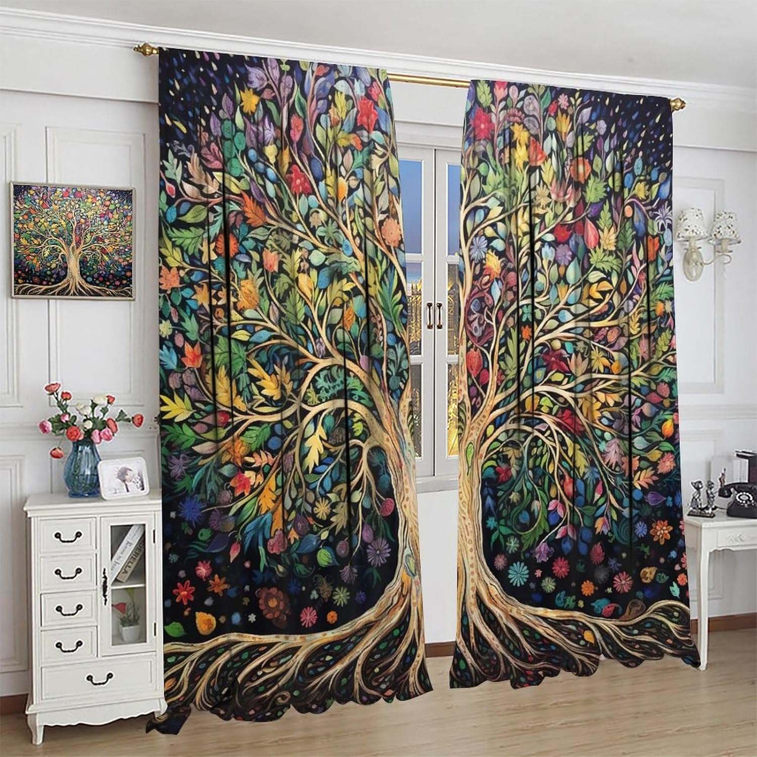 Tree of Life Curtains, Fantasy - Korean Arts And Lifestyle recension och pris