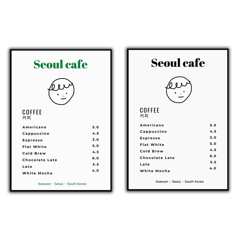 Seoul Cafe Print Wall Art Prin - Korean Arts And Lifestyle recension och pris
